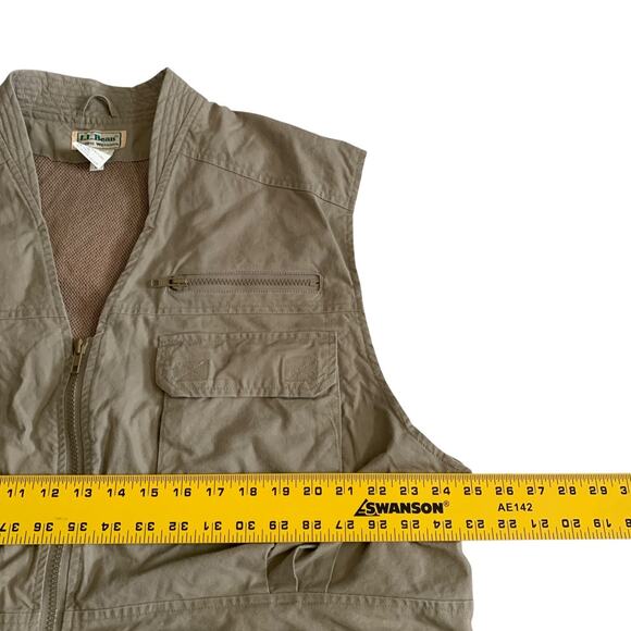 L.L Bean Men's Size XL Tropic Weights Utility Hunting Travel Safari VTG Vest - Picture 4 of 16